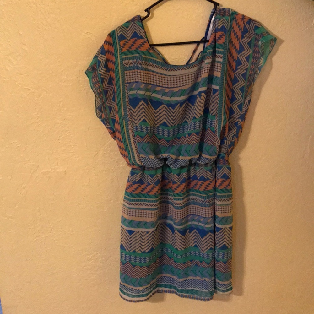 Lined Chiffon Dress